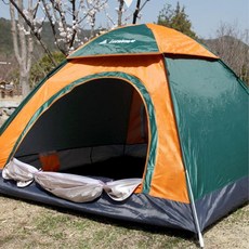 [와이요] 원터치텐트 방수 그늘막 자동 대형 캠핑텐트, 3~4인용