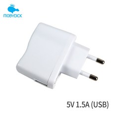 USB용 아답터 5V1.5A (WHITE), 1개