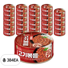 고추장 고기볶음, 80g, 384개