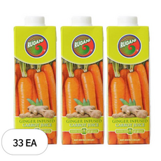 루가니 진저 당근주스, 750ml, 33개