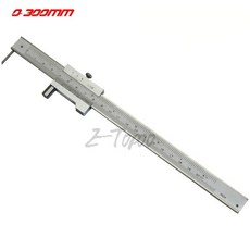 스테인레스 스틸 평행 마킹 버니어 캘리퍼스 게이지 카바이드 스크라이버 도구 포함 0-200mm 300mm 400mm 500mm, 0 300mm