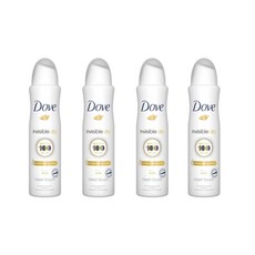도브 스프레이 데오드란트 인비저블 드라이, 4개, 250ml