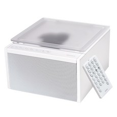 아이리버 올인원 CD 플레이어 블루투스 스피커 20W, iab40, white