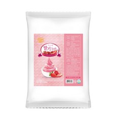대호 까르페 딸기 소프트아이스크림 1kg 1개 소프트파우더