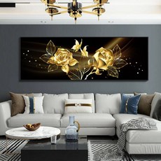 현대 추상 유화 캔버스 포스터 및 프린트 벽 아트 페인, 20x60cm No Frame, PC5755, 1개