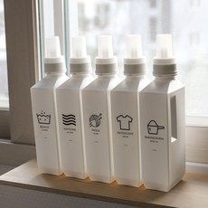 아토소 세탁 세제 통 천연 리필 소분용기1000ML(라벨_울세제), 1개