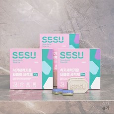 에스이에스유 세수 식기세척기세제 30개입 3개+무료커터 식세기타블렛 LG 밀레 삼성 SK 호환