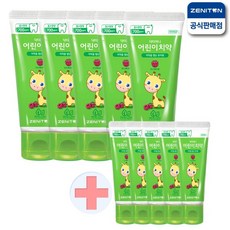 [제니튼] 닥터제니 클라이네 라즈베리향 어린이 치약 60g 5개+미니치약 15g 5개, 5개