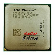 AMD Phenom X3 8650 트리플 코어 CPU HD8650WCJ3BGH 소켓 AM2 + 2.3 GHz, 한개옵션0