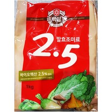 미원 핵산 2.5 업소용식자재 조미료 (1Kg) 백설 2.5핵산