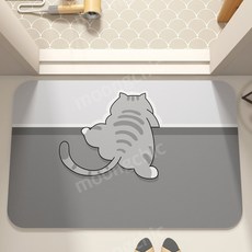 원룸 자취 인테리어 매트 고양이 규조토 발매트