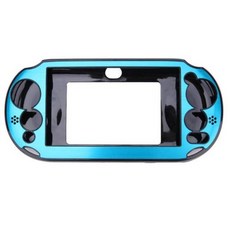 소니 플레이 스테이션 PS Vita 2000 PSV PCH2000 용 알루미늄 금속 스킨 케이스 커버, 1개, 4) Sky Blue