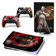 PS5 Disk God of War PVC 스킨 비닐 스티커 데칼 커버 콘솔 듀얼 센스 컨트롤러 방진 보호 스티커, 7) TN-PS5Disk-4449