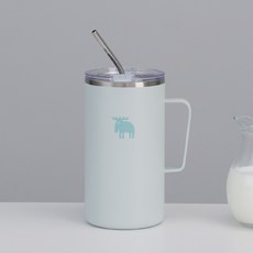 MOZ 스웨덴 316 스텐 진공 머그컵 스텐머그컵 보온머그컵 보온컵, 베이비민트, 610ml, 1개 베이비민트, 610ml, 1개