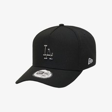 뉴에라_ 공용 K프레임 MLB 메탈 뱃지 LA 다저스 볼캡 블랙 12718137 374837, SM, 1개