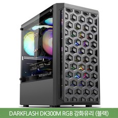 [다크플래쉬] darkFlash DK300M RGB 강화유리 (블랙)