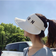 골프 와이드앵글 모자 여성 여름 그늘 등산 썬캡 심플 스포츠 테니스 블랙 갈색 노랑 핑크, 퓨어 베이지