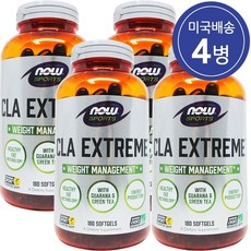 Now Foods 나우푸드 CLA 익스트림 180 소프트젤 4병, 180정