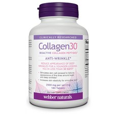 Webber Naturals 콜라겐30 180정, 1팩