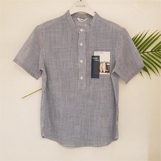에꼴리에 에꼴리에 NC11 4부캐쥬얼 반오픈헨리넥 셔츠 20B5301 (6893314)