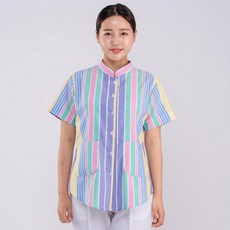 S-01_반팔파스텔차이나 병원복 수술복상하세트 수술복 간호복병원복 물리치료사 요양보호사