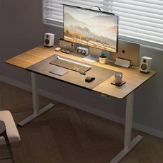 전동 높낮이 조절 데스크 책상 높이 조절 스탠딩 모션 데스크 컴퓨터 사무용 탕비실 게이밍 독서실 스터디까페, 블랙 120x60cm