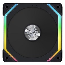 LIAN LI UNI FAN SL120 V2 리버스 BLACK (1팩), 선택하세요, 1개, 블랙