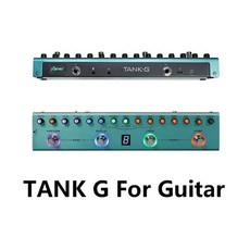 M VAVE 탱크 G 기타 멀티 이펙트 페달 3 밴드 이퀄라이저 XLR 밸런스 출력 지연 리버브 BT 연결, TANK G For Guitar - 탱크이퀄라이저