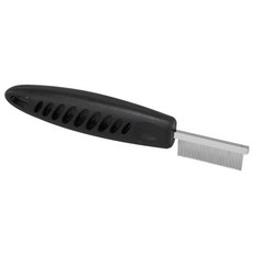 Master Grooming Tools Face & Finishing Combs — Ergonomic Combs for Grooming Dogs 6¼" Black, 1개, 45.36g - 그루밍마스터