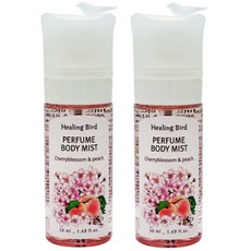 힐링버드 퍼퓸 바디 미스크 체리블라썸앤피치 2개세트 (50ml+50ml), 단일상품