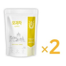 Greatea 그래이티 국산 모과 차 50Tx2개입 간식 겨울 아이들 회사 집 휴게실 탕비실 학교 자취필수 과자, 2개, 50개입