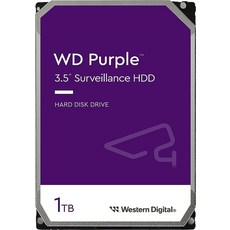 Western Digital 1TB WD 퍼플 감시 내장 하드 드라이브 HDD SATA 6 - 1테라hdd