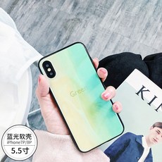 고고바이히어로 블루레이 스윗 사과폰 8핸드폰케이스 실리콘 IPHONE7PLUS 충격흡수 소프트케이스 커플 남성 여성 수은애