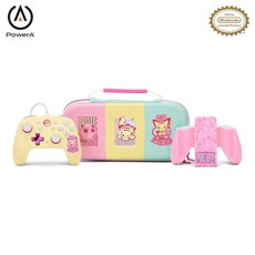 PowerA Nano Wired Controller Protection Case and Comfort Grip for Nintendo Switch Systems - Pokémo, Case + Grip + Controller Bundl