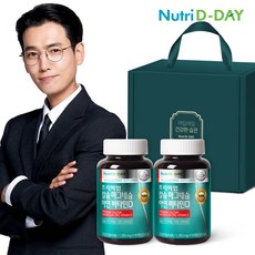뉴트리디데이 칼슘 마그네슘 아연 비타민D 2병 선물세트, 2개