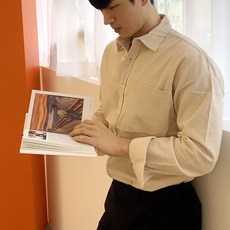 남성 프리미엄 겨울 코듀로이 남자 골덴 셔츠