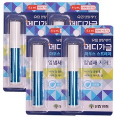 유한양행 덴탈케어 마우스 스프레이 6.5ml(120회분) 민트향, 4개, 6.5ml - 덴탈스프레이