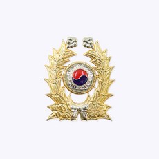 군인 뱃지 / 육군 모표 - 대형 MP004 - 배지 휘장 군용 군대 정모 예모용 정모 밀리터리 백팩 - 군인정모