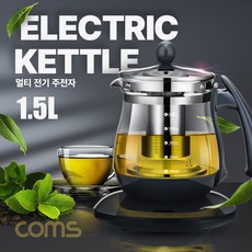 1.5L 대용량 멀티 전기 주전자 차 한약 우려내기 라면 국 죽 조리 햇반 데우기 커피 차 분유 물끓이기 분유 온도유지 국민 분유포트 1인가구 필수품 친환경 내열유리, BD113-대용량 멀티 전기 주전자