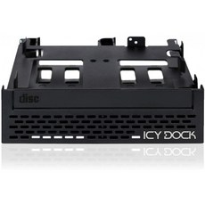ICY DOCK Tool-Less 4X 2.5" SSD/HDD &amp; Slim/Ultra-Slim 5.25" Bay용 ODD 어댑터 장착 브래킷 - Flex, 단일상품