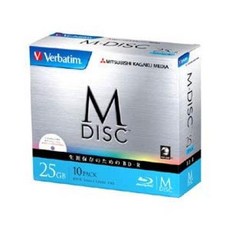 Verbatim 데이터용 블루레이 M-DISC 1회 기록 25GB 5mm 케이스 10P, 1개