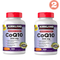 고혈압 낮추는 코엔자임 q10 효능 영양제 방법 300mg 100정 2통