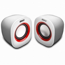 앱코 BONITA SP10 화이트/레드 PC 스피커