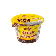 오뚜기 원조맛집김치찌개밥 4개 컵밥 덮밥 즉석밥, 1, 1