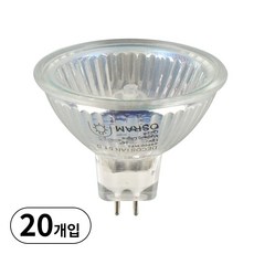 오스람 할로겐전구 mr16 50W 전구색 gu5.3 44870 WFL, 20개