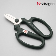 사카겐 꽃가위 화이트날 F170 다크그린 (전용가위집) 원예가위, 1개