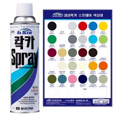 rul+4172 안산 일신 락카 스프레이 페인트 사비락카 색상18종 RUL+4172, 연청색, 1개