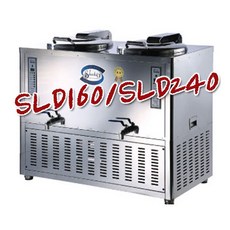 세원/사각2구 슬러시아 육수 냉각기 슬러시 제빙기 제조기 SLD-160/SLD-240 최고급 스테인리스로 녹슬지 않고 청소가 쉬운 배수 밸브. 지능형 조절기, SLD-160
