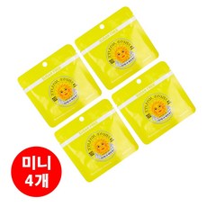 자일리톨 스톤 미니 지퍼백 레몬 30그램 묶음 세트, 30g, 4개 - 당일제조껌