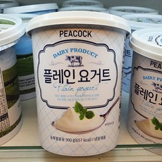 피코크 플레인 요거트 900g, 단품